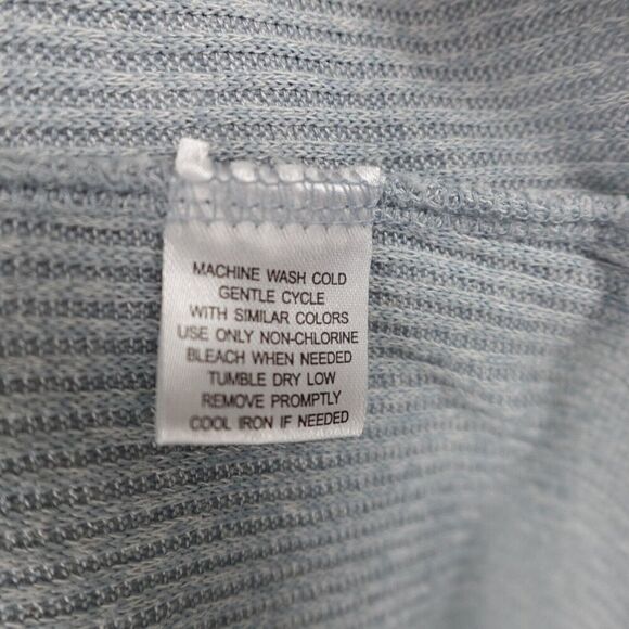 New York Laundry Dusty Blue Ribbed Sweater Metal Studs Size 2X - Picture 9 of 9